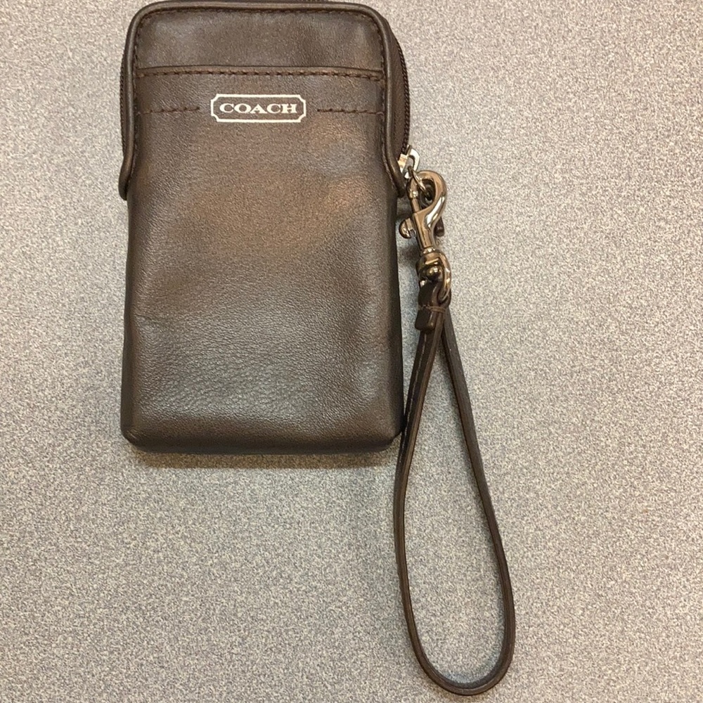 Coach phone holder